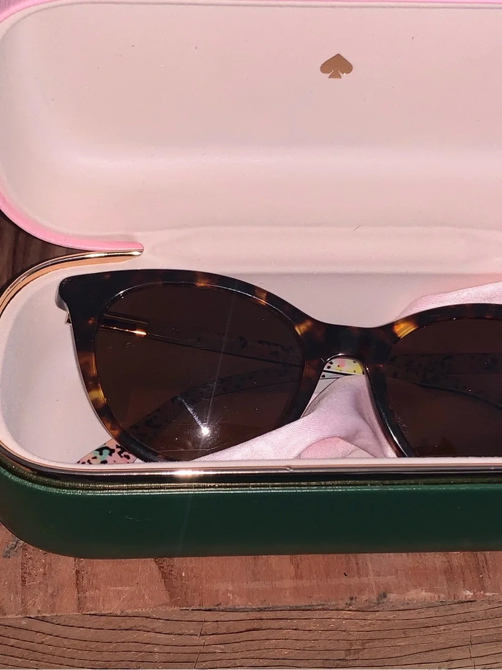 kate spade Tortoiseshell Cat-Eye Sunglasses - Brown